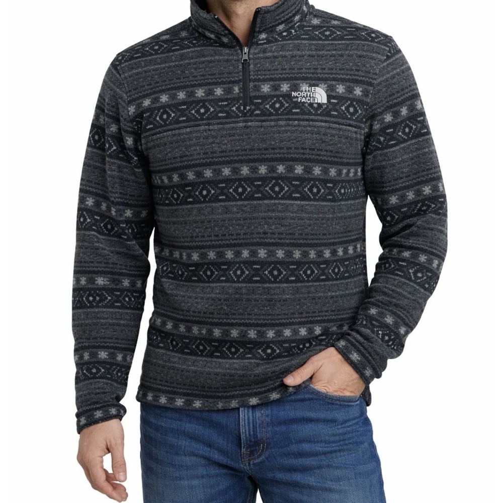The North Face Tsillan Men's 1/4-Zip Fleece Pullover Sweatshirt Jackets L